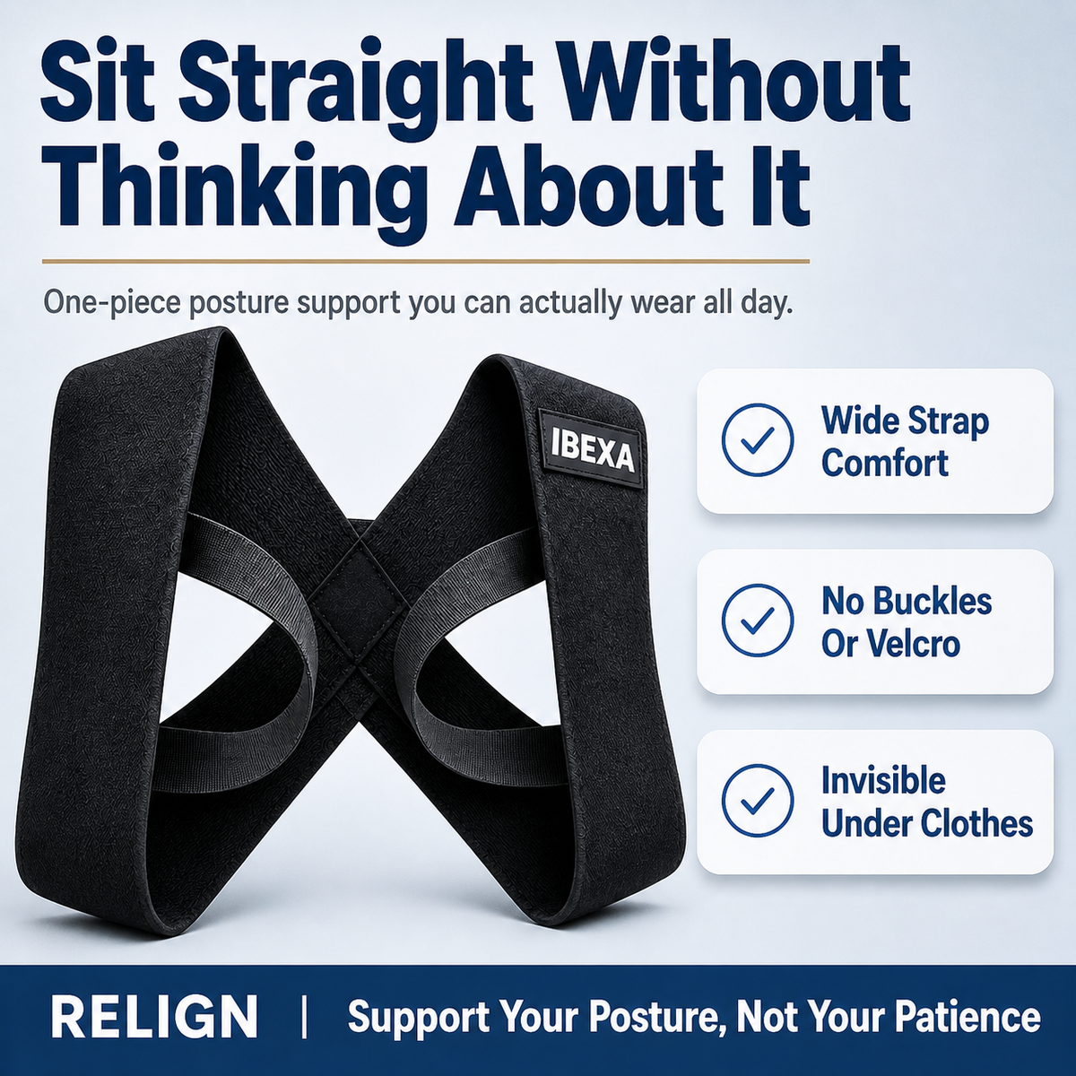 Relign™ Posture Brace