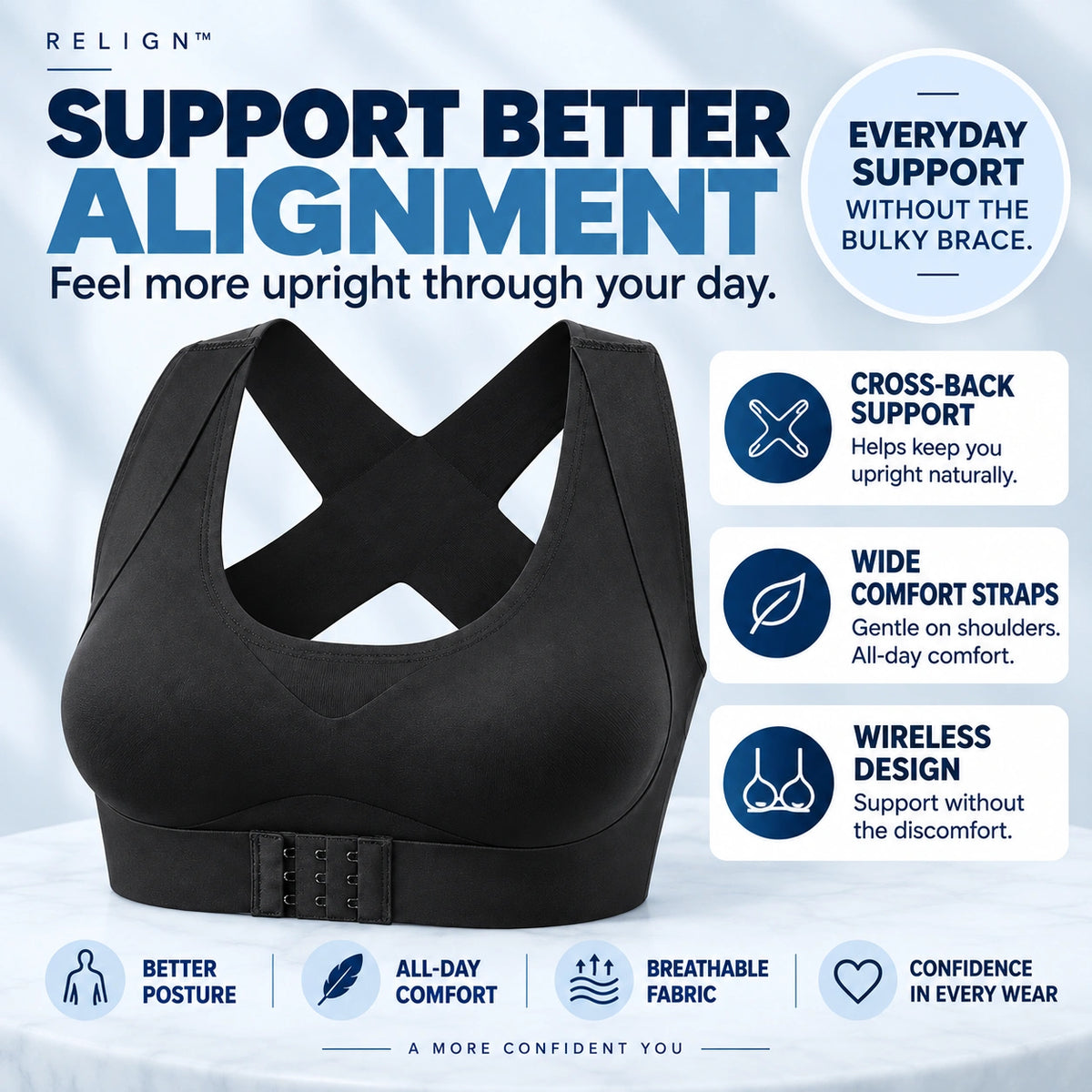 Relign™ Posture Support Bra